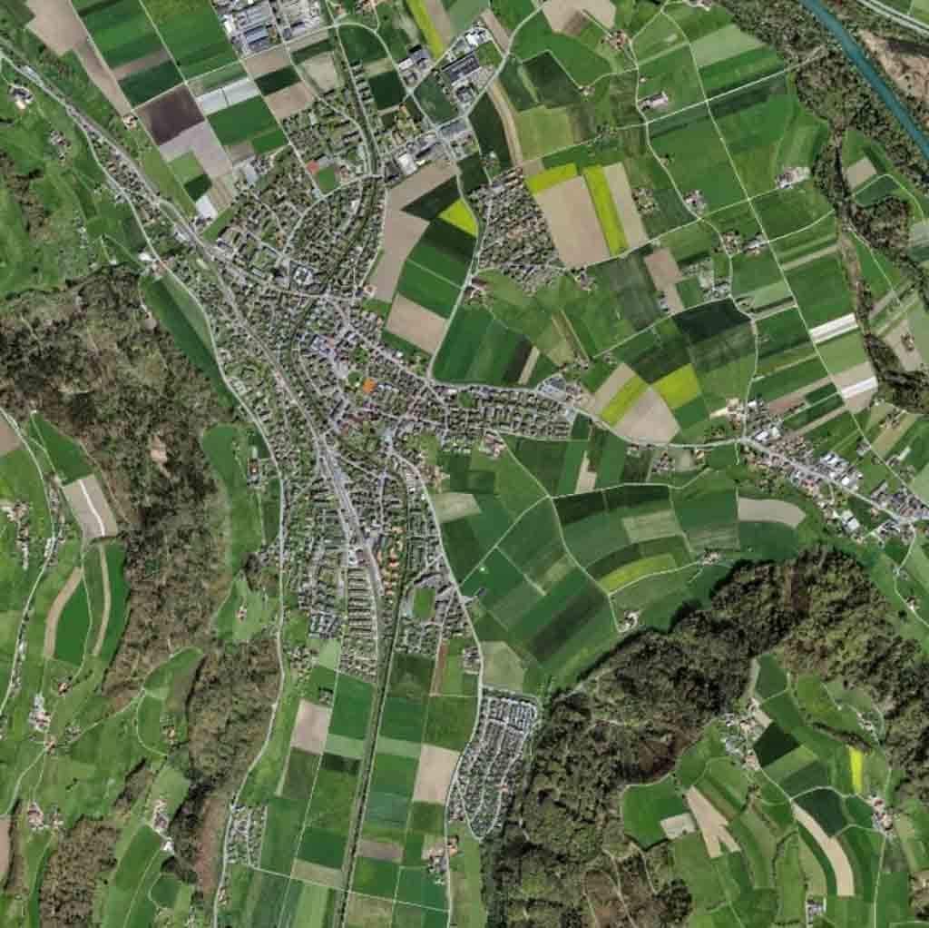 Luftaufnahme von Belp