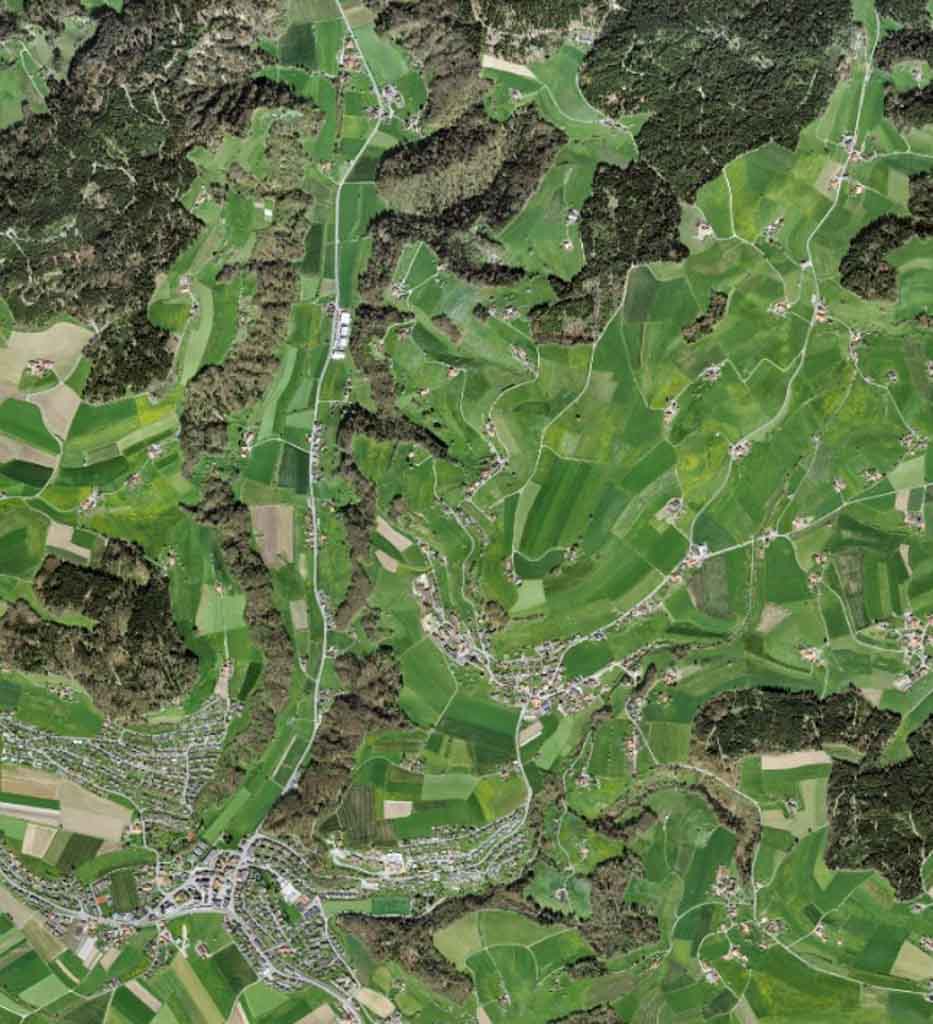 Luftaufnahme von Vechigen
