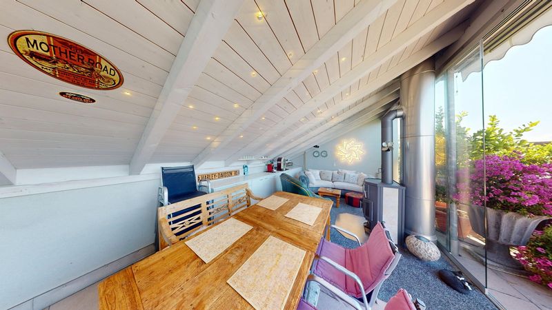 Wintergarten mit Übergang zur Dachterrasse, Ittigen